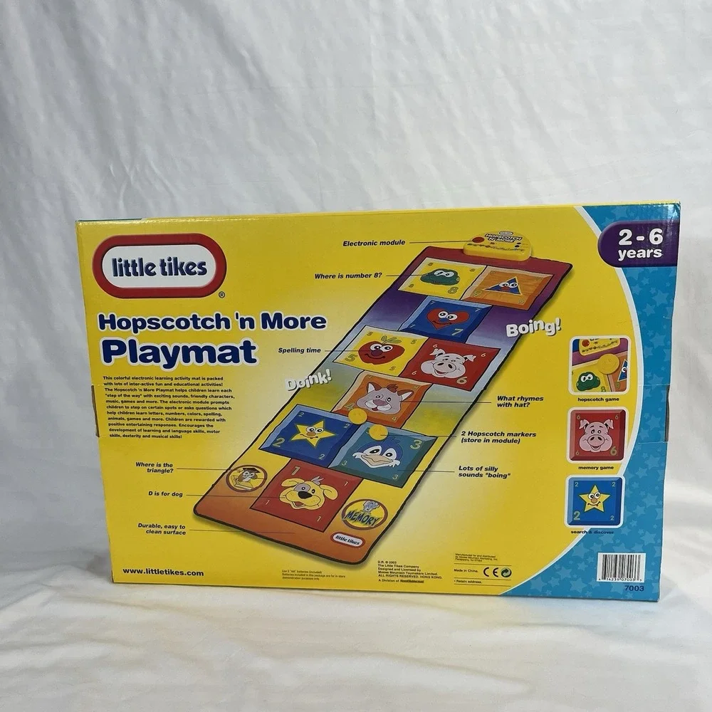 Vintage little tikes Hopscotch 'N‎ More Playmat